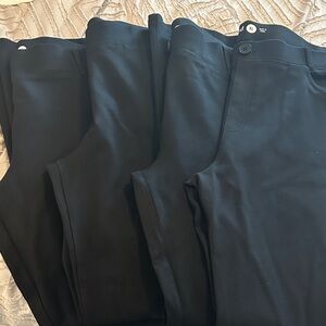 Betabrand lot of 4 pair of Women’s Black Stretch Dress Pants